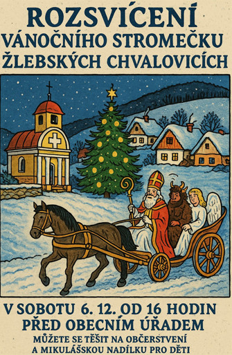 Rozsvícení vánočního stromečku