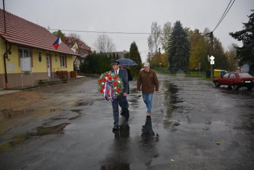 Kladení věnců dne 28.10.2018